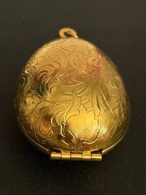 Vintage Avon Far Away Solid Perfume Locket Pendant